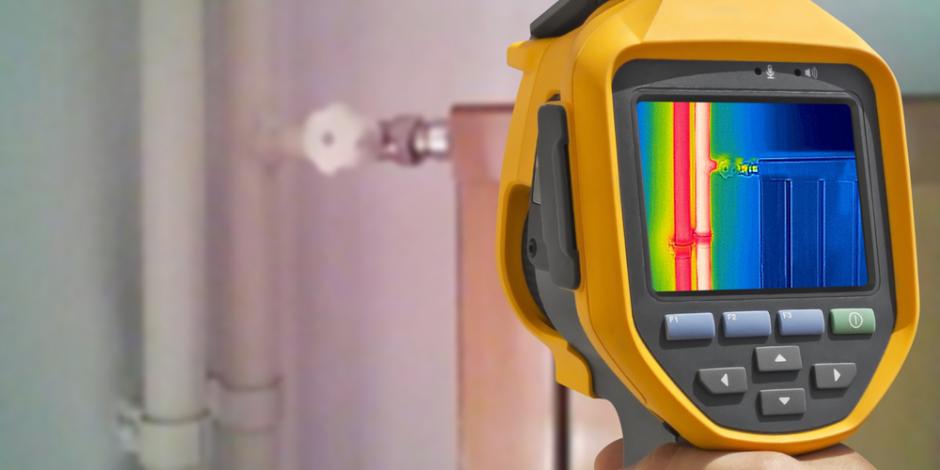 thermal imaging inside building 热成像在建筑